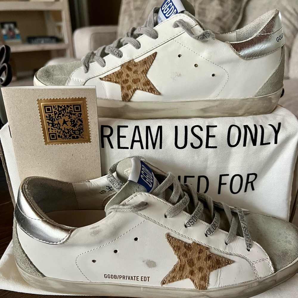 Golden Goose Super Classic Sneaker with a Suede toe
